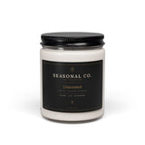 Unscented Soy Candle 9oz | Seasonal Co. Jar